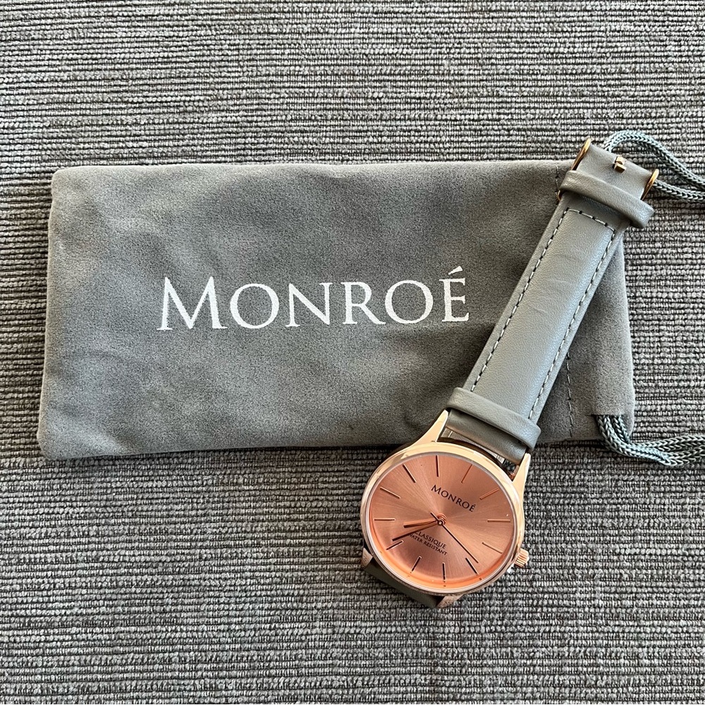 ⁦Monroe Classique Watch in Sunburst Solerose